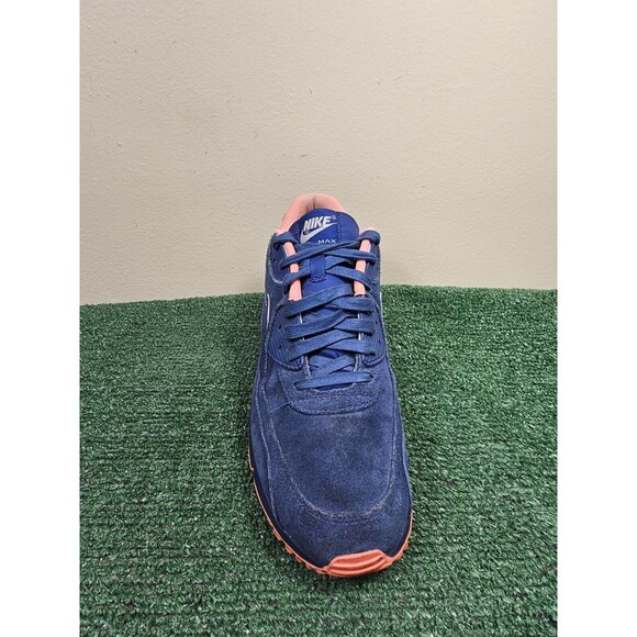 Nike Air Max 90 Premium Brave Blue Suede Mens Size 12 333888-446 - Picture 7 of 12